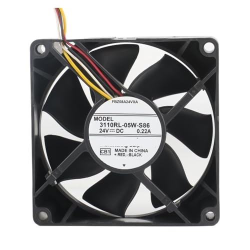 Ventilador 3110RL-05W de alta precisión 24V 0.13A tamaño 8CM