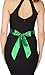 Produktbild BlackButterfly Hochzeit Bogen Band BrautjungfernabschlussballSatin-Schärpe Gürtel (Smaragdgrün, 5W / 250L)