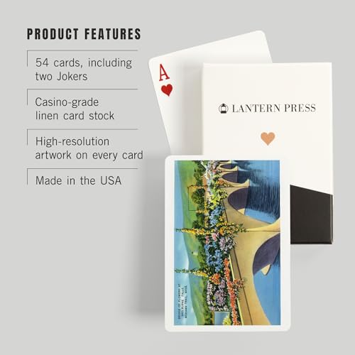 Lantern Press Naipes Poker Tamaño Estándar 52 Cartas miniatura 3