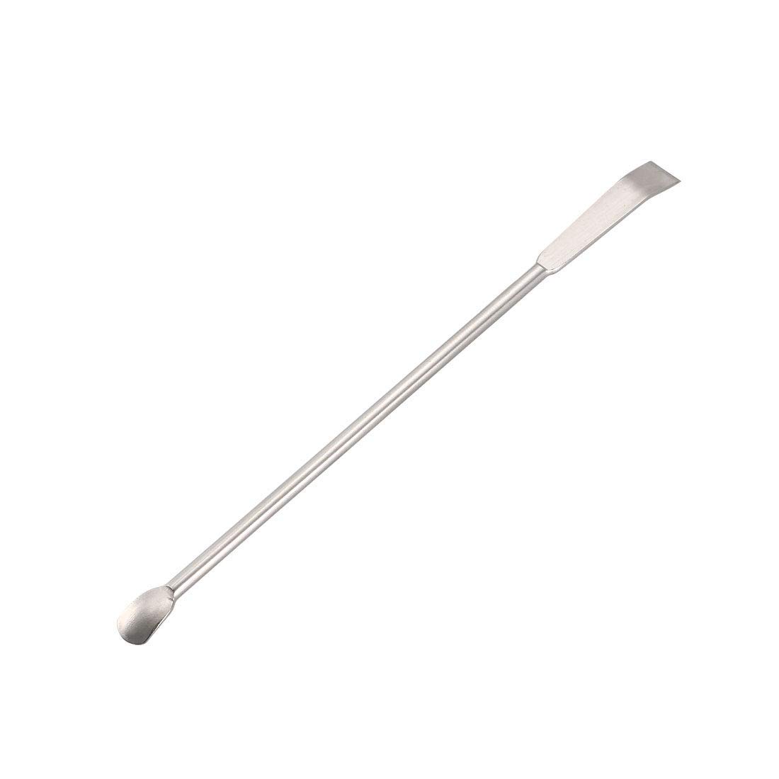 Osmond Laboratoire Mini CuillèRe 6 PièCes SéRies en Acier Inoxydable D'éChantillonnage RéActif CuillèRe Laboratoire Double TêTe Spatule 125Mm