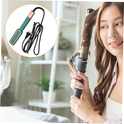 Plancha para el Cabello para Mujeres, Plancha Cerámica Portátil, Herramienta de Estilizado Ajustable en Temperatura, Fácil de Usar, Color Verde miniatura 5