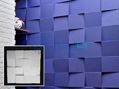 Cubes Plastic Molds for 3 D Panels Plaster Wall Stone Form 3D Decor Wall Panels