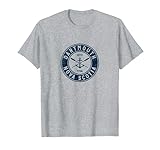 Ce t-shirt à manches longues Dartmouth avec motif ancre de bateau et rames au look rétro légèrement usé et usé. Cadeau unique pour le capitaine de bateau, premier camarade et équipage.