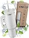 Produktbild My Vesperbox Kinny Cup  Thermobecher - Trinkflasche mit Strohhalm 500, 950,1200ml  Kaffeebecher To Go  Thermosflasche Edelstahl BPA & Melamin Frei