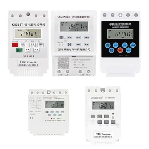 KG316T Programmable Intelligent Timer Switch Automatic Timer Switch Relay 7 Days Daily Weekly 10A/30A AC220V/DC12V(10A AC220V)