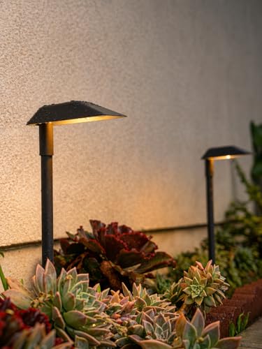 Image of LEONLITE 6-Pack 5CCT Anti-Glare Low Voltage Pathway Lights, 12-24V AC /DC
