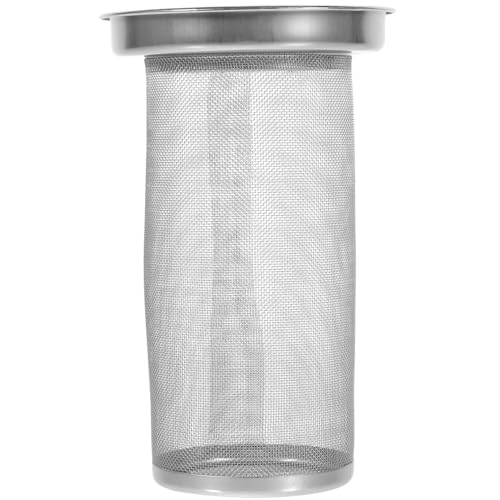 Luxshiny Stainless Steel Tea Infuser Strainer for Loose Leaf Tea Large Filter for Teapots Compact Lightweight Strainer for Home Tearoom and Restaurant Use