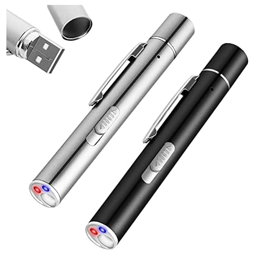 YEHUOT 2 Pack Cat Toys Pointer Interactive Toys for Indoor Cats and Dogs, Pet Cat Catch Single Interactive Exercise Cat Training Tool with USB Rechargable