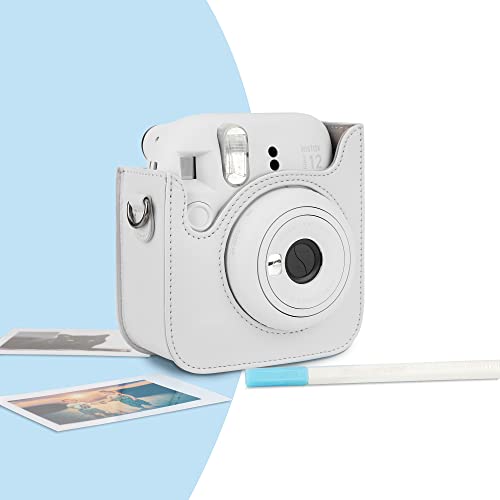 ZUIKAKU15 in 1 Mini 12 Accessories Compatible with Fujifilm Instax Mini 12 Instant Film Camera (White) - Image 2