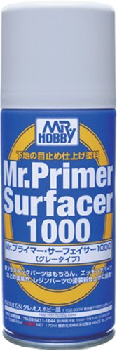 GSIクレオス Mr.プライマーサーフェイサー 1000 グレータイプ スプレー 170ml ホビー用仕上材 B524 GSIクレオス Mr.プライマーサーフェイサー 1000 グレータイプ スプレー 170ml ホビー用仕上材 B524