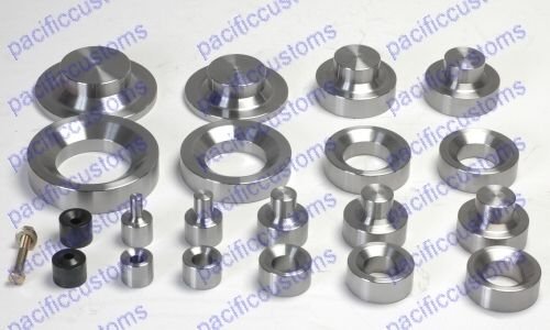 Dimple Die Set Includes Inches 0.50-0.75 - 1.00-1.25 - 1.50-1.75 - 2.00-2.50 - 3.0 And Zeus 10 Piece Kit #TOP1