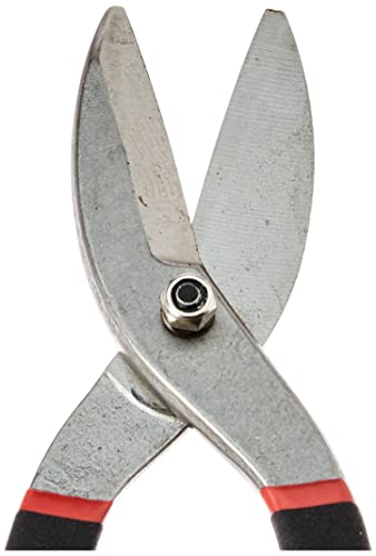 EDA Tesoura Para Chapa Tipo Americana 10' Cabo Plastificado Profissional Eda