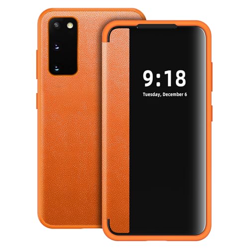 Coque Samsung S20 étui rabat 5G avec protection 360 fine et fenêtre S View