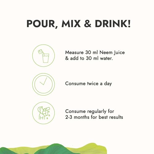 Image of Kapiva Neem Juice | Made with Rajasthani Neem | Helps Boost Immunity and Fight Infections (1L)