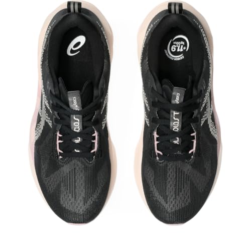ASICS ASICS Women's NOVABLAST 5 Running Shoes, 5, Black/Pearl Pink