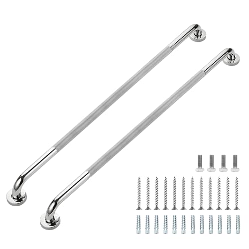 Grab Bars for Shower, 36 Inch Shower Handle, 2 Pack, Polished Nickel