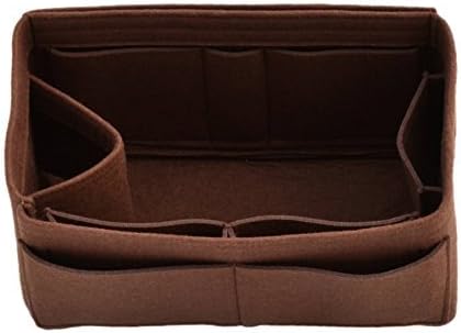 Felt Purse Handbag Tote Organizer Insert - Multi Pocket Storage Liner & Shaper