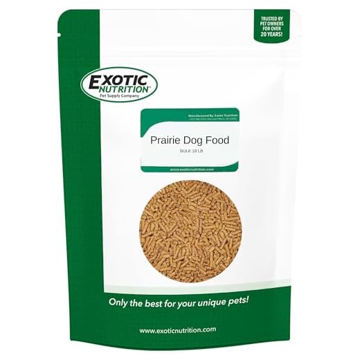 Prairie Dog Diet 18 lb. - Nutritionally Complete Staple Diet for Adult Prairie Dogs - Food for Adult Ground Squirrels 6 Months & Older - High Protein & High Fiber - Farm-Fresh All Natural Ingredients