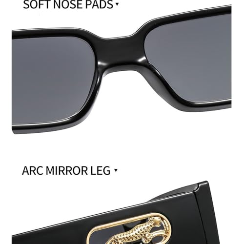 Lunettes de soleil léopard PantherPunk pour sublimer votre style et protéger vos yeux - 5