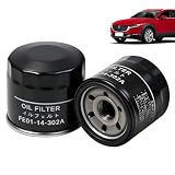 Mokuo PE01-14-302A Engine Oil Filters Fits for Mazda 3 6 CX-3 CX-30 CX-5 CX-50 MX-5 Miata 2PCS