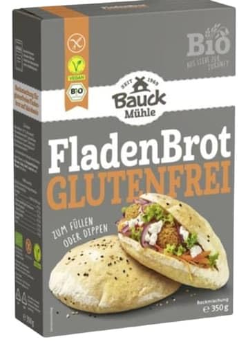 Bauck Bio Fladenbrot, glutenfrei, 350 g