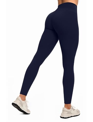 DLOODA Leggings for Women Workout High Waisted Yoga Pants Butt Lifting
