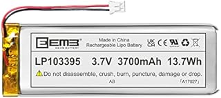 EEMB 3.7V 3700mAh 103395 Bateria Lipo ładowalny litowy polimerowy ze złączem JST - Upewnij się, że polaryzacja urządzenia pasuje do akumulatora przed zakupem!!!