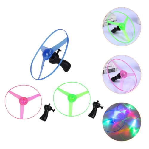 Plástico fácil de usar en estos discos voladores luces LED 7