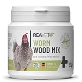 ReaVET Wurm-Kraut Pulver 50g – für Hühner & Geflügel, mit echtem Wurmkraut...