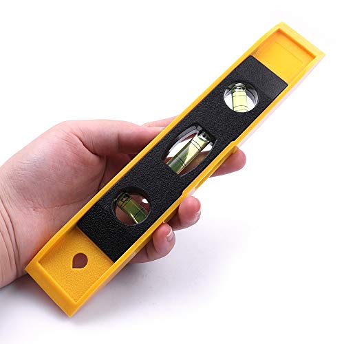 Magnetic Torpedo Level, 3 Bubble Spirit Level Magnetic Ruler Level Measuring Instrument Tool (9