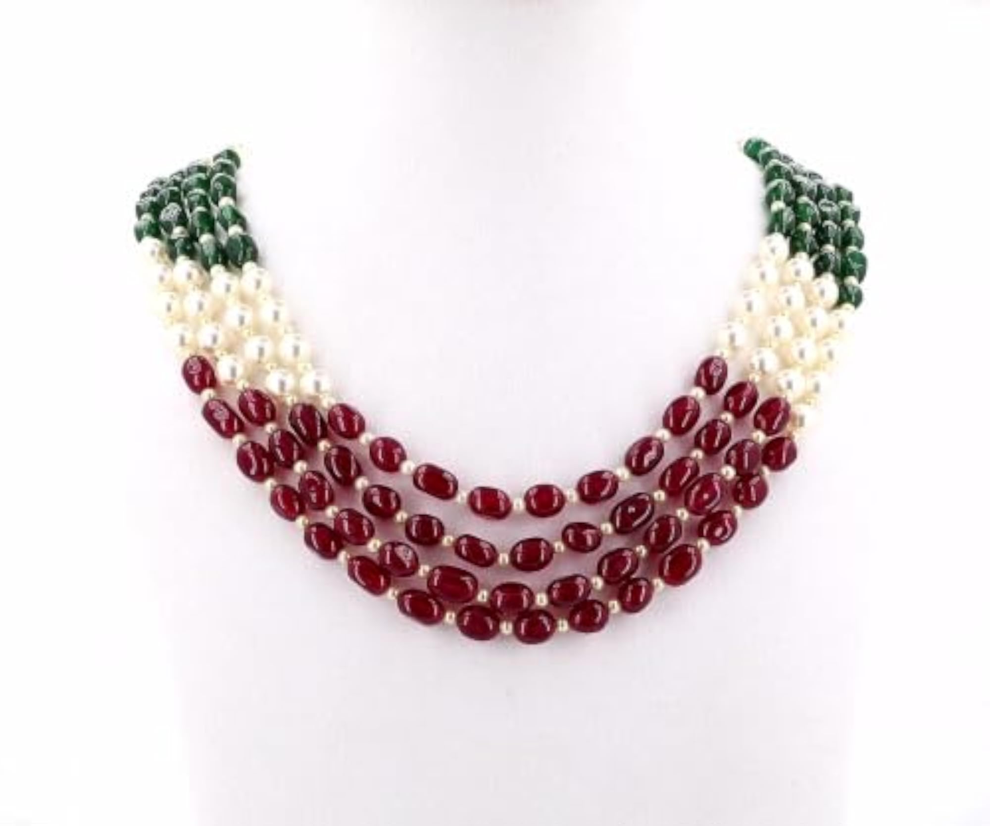 Multicolour Kanthala Necklace for Women