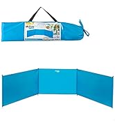 Active 53441 Windscherm voor het strand, opvouwbaar, 300 x 75 cm, van aluminium