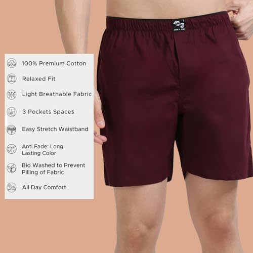 Image of Jack and Jini Cotton Shorts /Boxers for Men