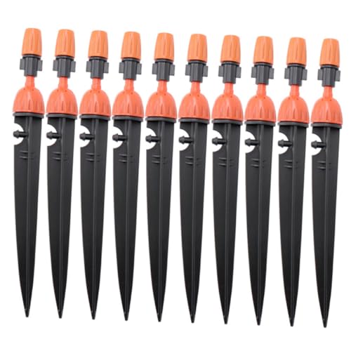 CLISPEED 10 piezas Goteros Ajustables para Riego por Goteo con Modo Nebulización y Goteo Cobertura Diseño con Estaca para Jardín y Plantas Compatible con Tubo