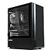 Zalman FIT Mid-Tower ATX PC Case, Includes 4 x ARGB Fans, Swing Door Tempered Glass, Supports ATX Motherboard, 325mm GPU, 360mm Radiator, USB 3.0, High Airflow RGB Gaming PC Chassis, Black