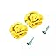 FBSHOP(TM) 2 stuks vintage stijl bamboe antiek messing lade handgrepen knoppen dressoir kast kast kledingkast trekt handgrepen deurknoppen