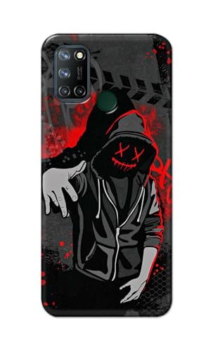 Image of Printed Hard Back Cover for Realme 7i Back Cover (Hoodie Rapper) -190724(EA)