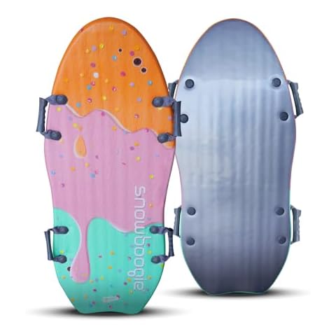 Wham-O Snowboogie Alpine Rocket 48" | Double Rider Foam Snow Sleds | PE Foam Core Sled with Soft Handles | Slick Bottom for Speed & Control | Snow Sledding for Adults & Children Cover