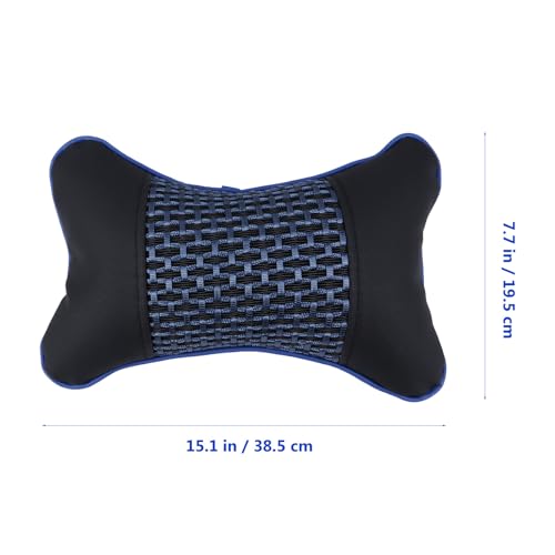 Coussin de siège auto bleu idéal pour les longs trajets de vacances