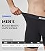 Separatec Mens Underwear with Pouch Moisture Wicking Dual Pouch Boxer Briefs Rayon From Bamboo Underwear Men, Halloween Theme(XL, Fashion Stylish Prints/Black)