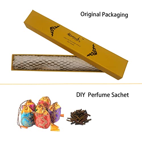 Adisukha Tibetan Incense Sticks, Long Burning Non-Toxic 100% Natural Herbal Aromatic (Sandalwood) #TOP4
