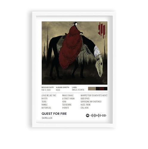 Image of Skrillex Music Poster 13x19 Inch Unframed | 300 GSM Matte Board Paper with Peel & Stick Tape Included | EDM DJ Wall Art | Posters for Wall | Home Decor | Wall Decor Items | Room Decoration Items