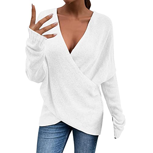 Sweatshirt de qualité contre le froid pull en tricot confortable S