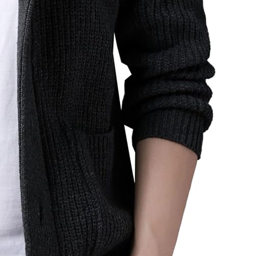 Men Button Down Casual Cardigans Slim Fit Shawl Collar Cardigans Sweater Shawl Collar Knit Cardigan Sweater3