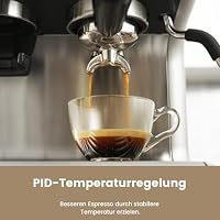 Gevi 2025 Upgrade Siebträger Kaffeemaschine mit Integrierter Kaffeemühle，Dual Boiler Professionelle Espressomaschine，30 Mahlgrade, 20 Bar, 2.8L Wassertank, Edelstahl Barista Kaffeemaschine – Ansicht 3