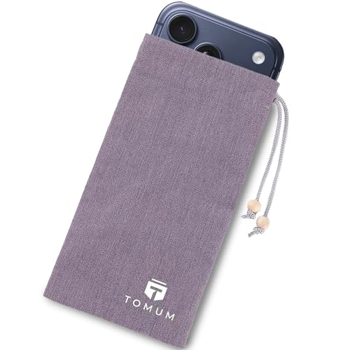 TOMUM EMF Shield Sleeve for Cell Phone - EMF Protection Smartphone Pouch - Anti EMP Bag - Signal Blocking Case for Radiation EMP 5G RFID Grey