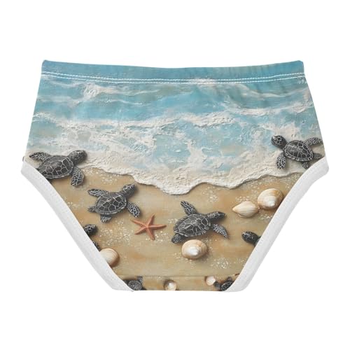 Beach Sea Turtles Starfish Shell Toddler Girls's Underwear 2T 202b89192