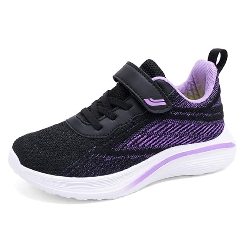 Tennis Shoes Boys Girls Non-Slip Athletic School Shoes Breathable Lightweight Running Sneakers Slip on Sneakers
