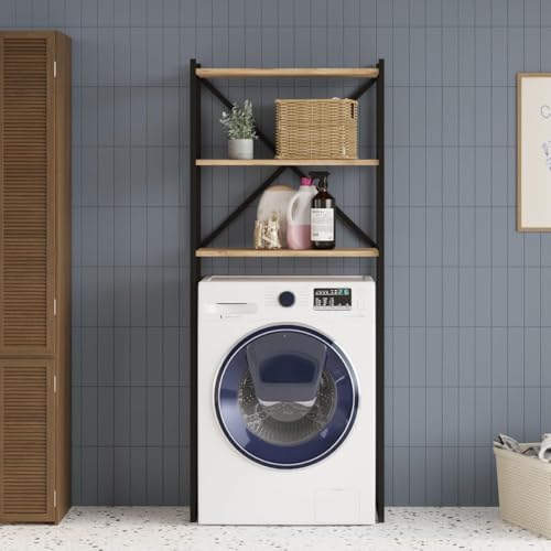 UNIDECO HOME Over Washing Machine Storage Shelf â€“ 3 T
