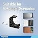 (Pack of 50) Topaipe 1 Inch Single Nail Half Clamp, J-Hook with Nail, Pex Pipe Clamps, J-Clamp Tool for Pex Tubing Pipe Support